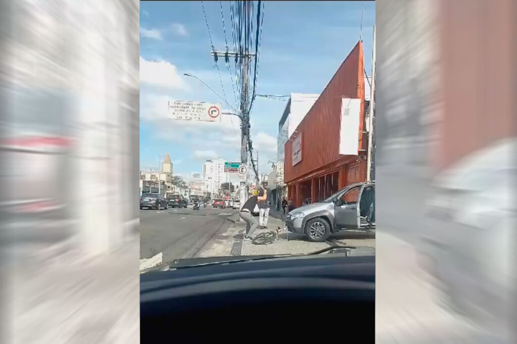 Homem ameaça ciclista com facão no Bairro Manoel Honório 2 agressão a ciclista no manoel honório