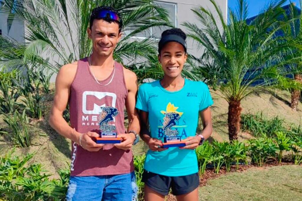 Aline Barbosa e Antônio Carlos Alves vencem a quarta etapa do Ranking de Corridas 1 antonio aline by arquivo pessoal