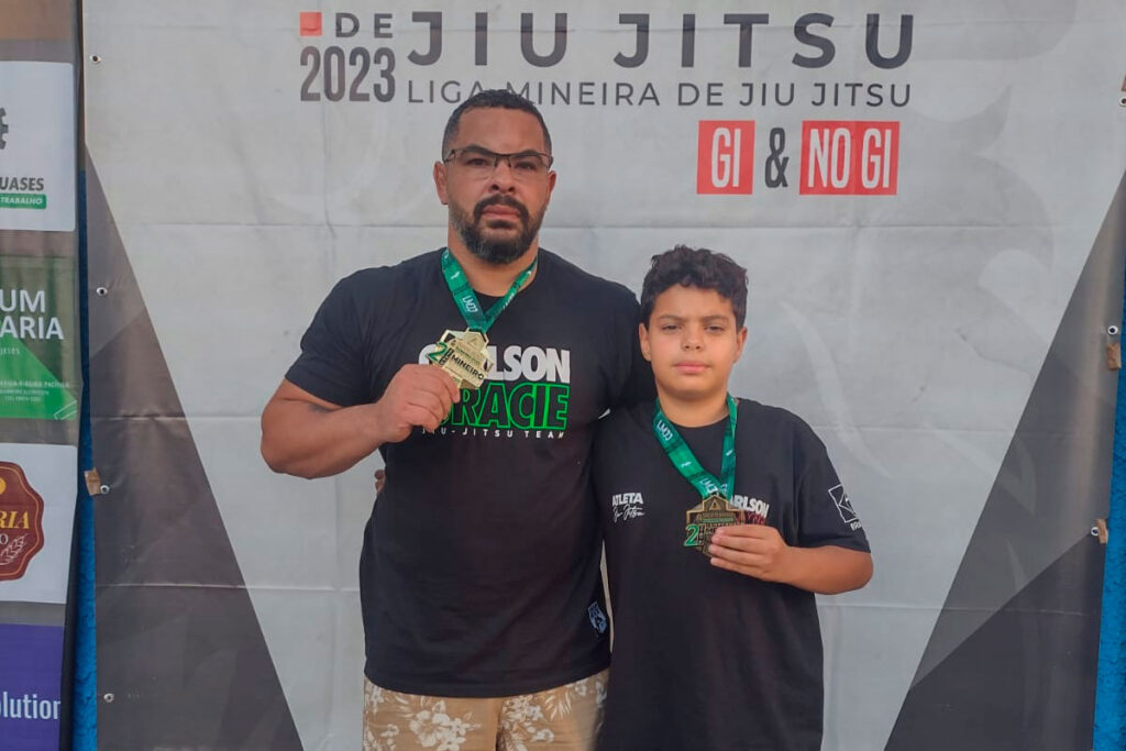 Pai e filho conquistam pódio no Campeonato Mineiro de Jiu-jitsu 1 mineiro jiu jitsu by arquivo pessoal