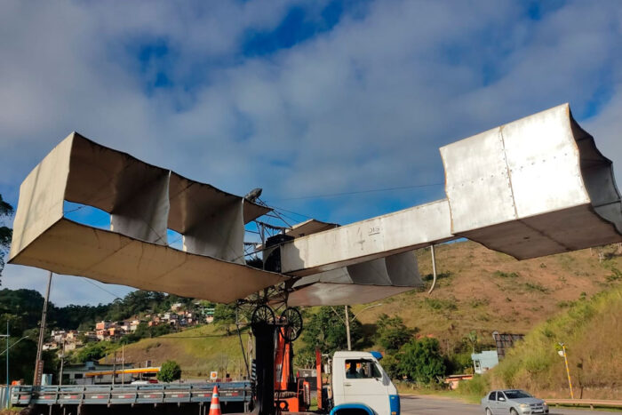 150 anos de Santos Dumont: sandumonenses falam sobre relação com o Pai da Aviação 4 14 Bis Senai Juiz de Fora