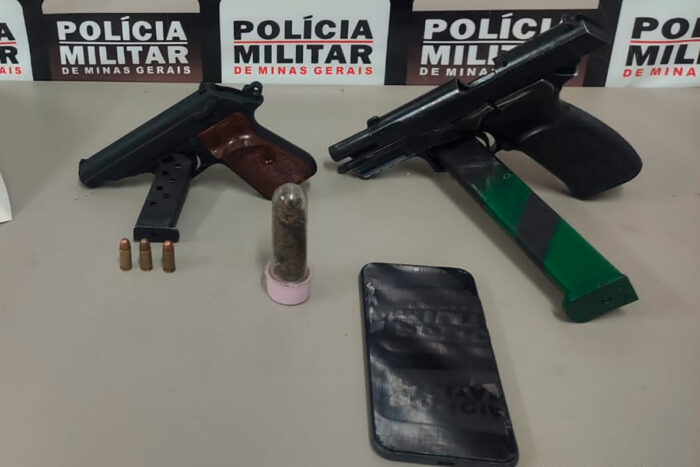 PM intercepta venda de armas e apreende pistolas 1 apreensao sao benedito by pm