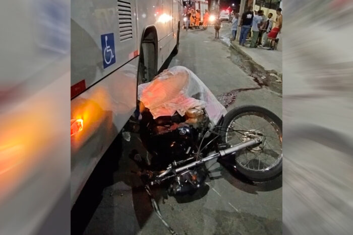 Motociclista morre em batida com ônibus no Bairro JK 1 motociclista