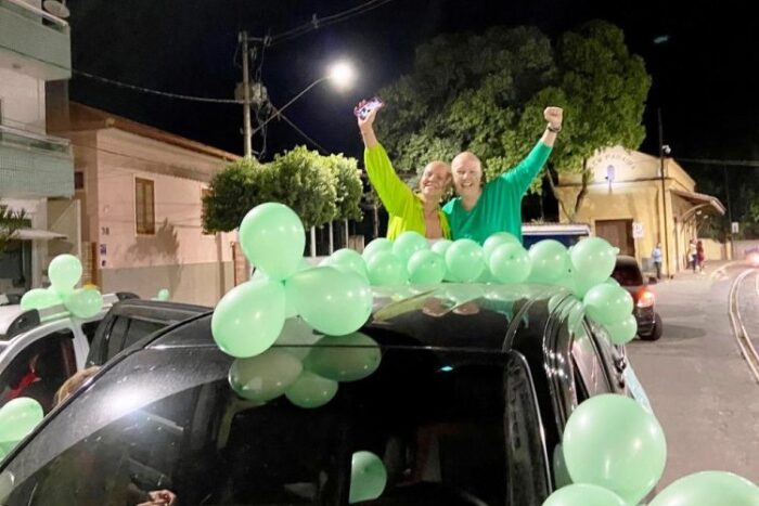 Fim da quimio comemorado em carreata 1 colunamg21