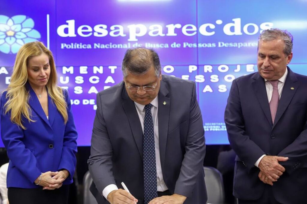 Ministério firma parceria com Meta para buscar crianças desaparecidas 1 flavio dino tom costa MJSP