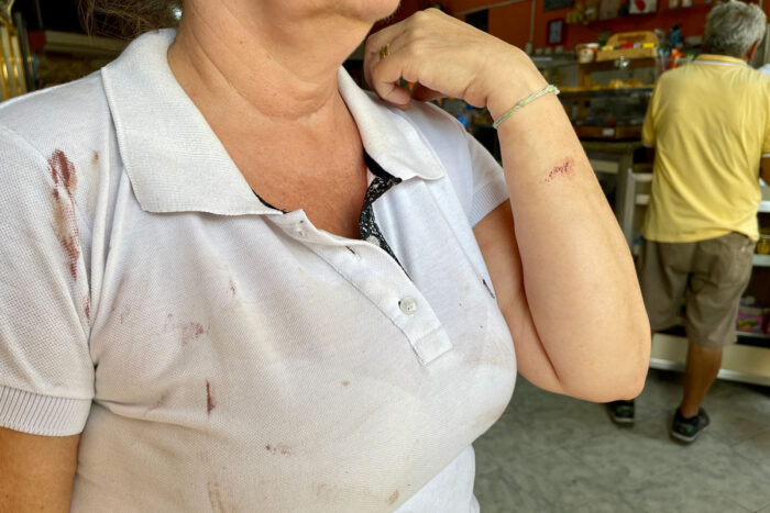 Câmera flagra agressão em frente ao Centro Pop 1 agressão no centro pop