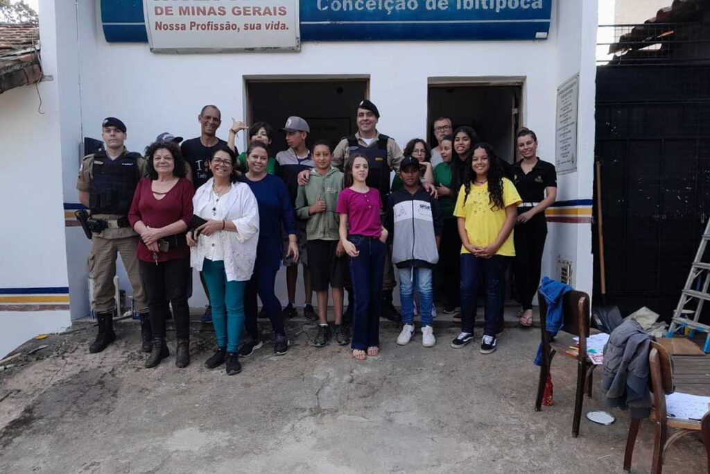 Comunidade se une para revitalizar posto policial de Ibitipoca 2 IBITIPOCA Amai Divulgacao 1