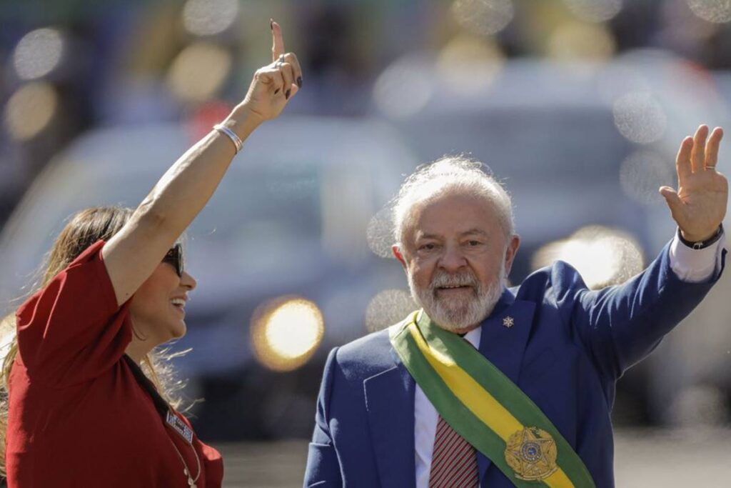 Lula participa do primeiro 7 de Setembro de seu novo mandato 1 Lula e Janja 7 de setembro joedson alves agencia brasil