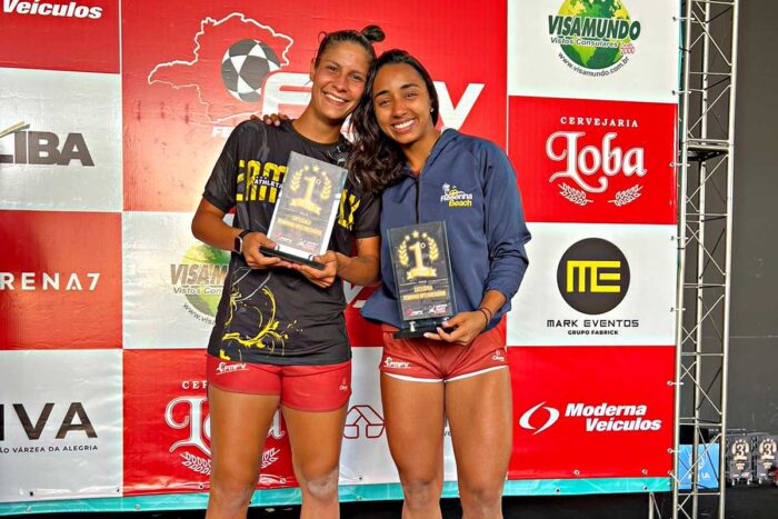 Atleta da região é campeã mineira de futevôlei 1 bianca renata by arquivo pessoal