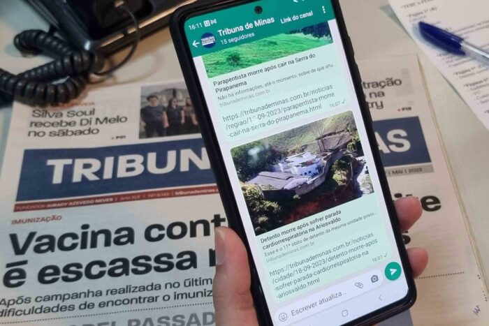 Canal da Tribuna no WhatsApp: saiba como participar 1 canal Tribuna Tribuna 5