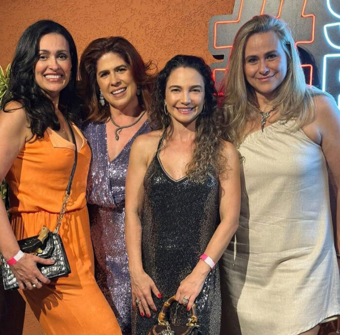 Coluna Cesar Romero - 26/09/2023 2 deluxe 3 250923 Raquel Fraga Simone Fernandes Leonora Mansur e Fernanda Falabella