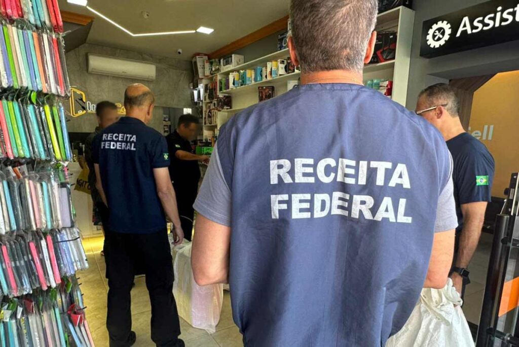 Receita Federal apreende produtos eletrônicos avaliados em mais de R$ 500 mil 1 operacao gray line divulgacao receita federal