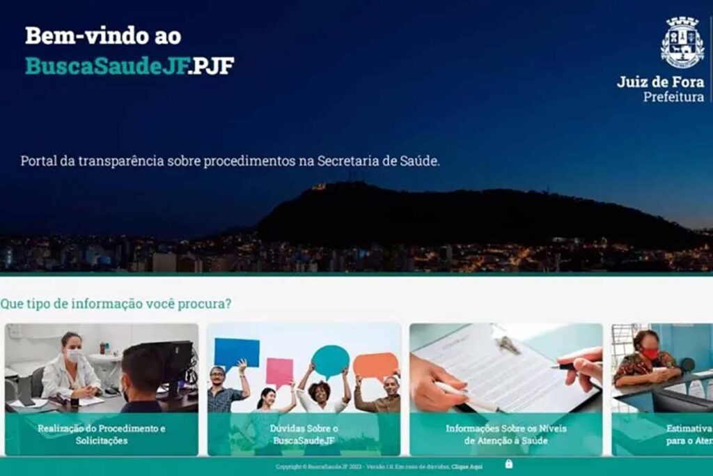 Portal BuscaSaudeJF recebe atualizações para ajudar os pacientes nas filas do SUS 1 portal buscasaudejf pjf