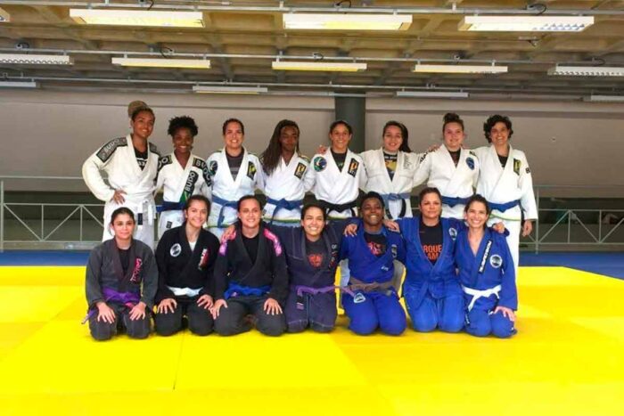Aulão coletivo quer incentivar prática de jiu-jítsu entre mulheres 1 Aulao JIU Feminino Divulgacao 7