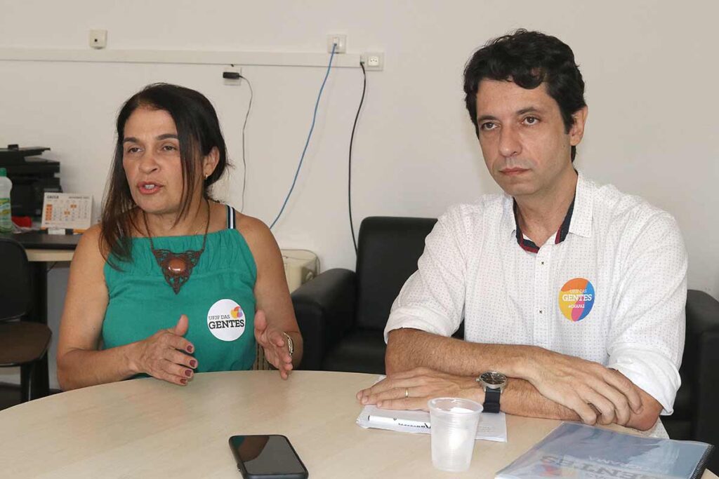 Entrevista: Girlene Silva e Telmo Ronzani, candidatos à Reitoria da UFJF 1 GIRLENE E TELMO Leonardo Costa 2