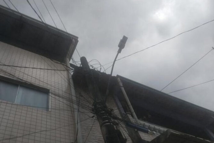Poste queimado gera insegurança em moradores da Zona Norte 1 VU DIA 25 Isaias Barbosa