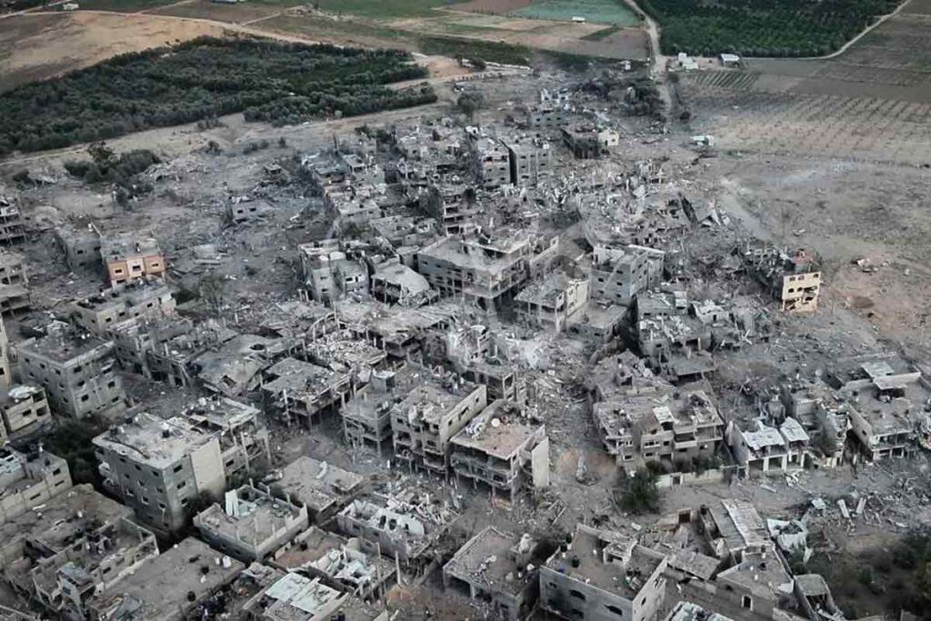 Gaza: mais de 1 milhão de pessoas deixam casas em antecipação a possível ofensiva de Israel 1 Gaza: mais de 1 milhão de pessoas deixam casas em antecipação a possível ofensiva de Israel (Foto: Reprodução Twitter Jackson Hinklle)