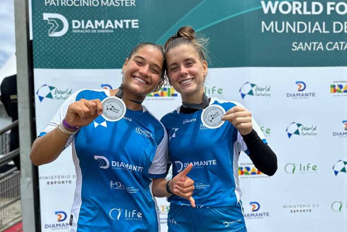 Juiz-forana vence torneio em Curitiba e é prata no Mundial de futevôlei 1 mariana Cipriani Arquivo Pessoal