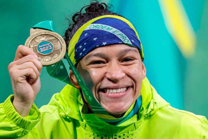 Bicampeã do Pan, Bia Ferreira foca no Jogos Olímpicos de Paris 1 Bia Ferreira Wander Roberto