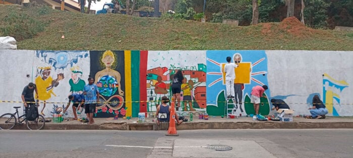 Muriaé transforma espaços públicos em telas para obras de seus artistas 5 muriaé