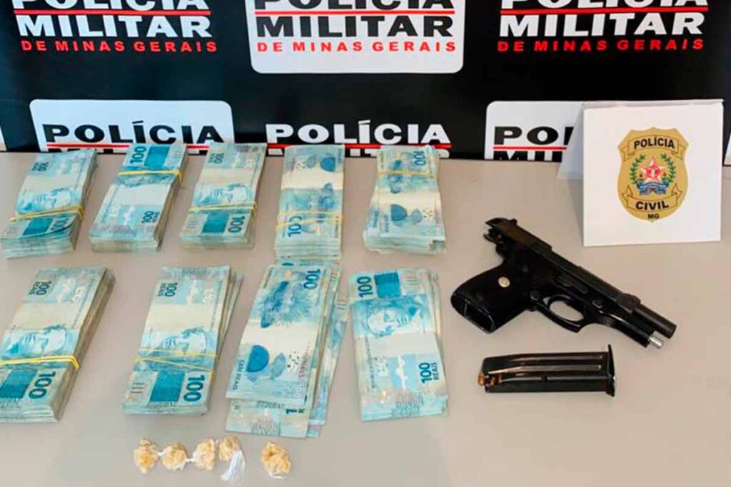 Lotérica em Rio Pomba tem quase R$ 150 mil levados por criminosos 1 Loterica Rio Pomba PMMG