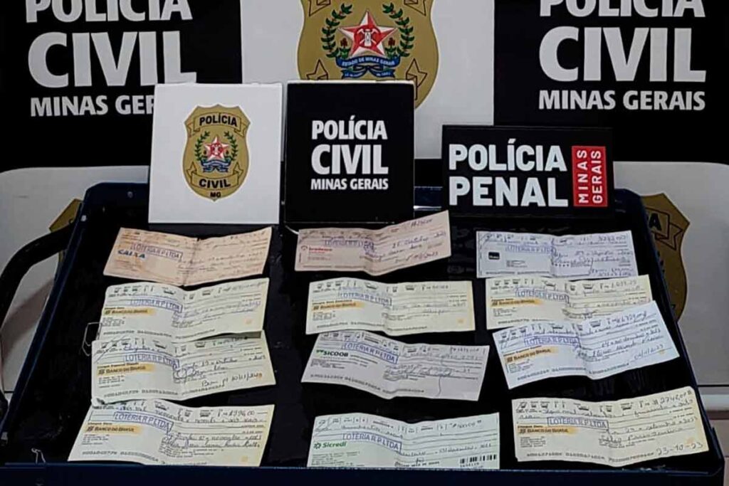 Polícia Civil recupera R$17 mil roubados de casa lotérica em Rio Pomba 1 roubo em lotérica de Rio Pomba