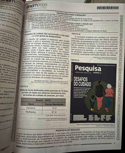 Enem 2023: primeiro dia aborda do racismo à Amazônia; veja taxa de abstenção 2 enem 2023 foto vazada redes sociais