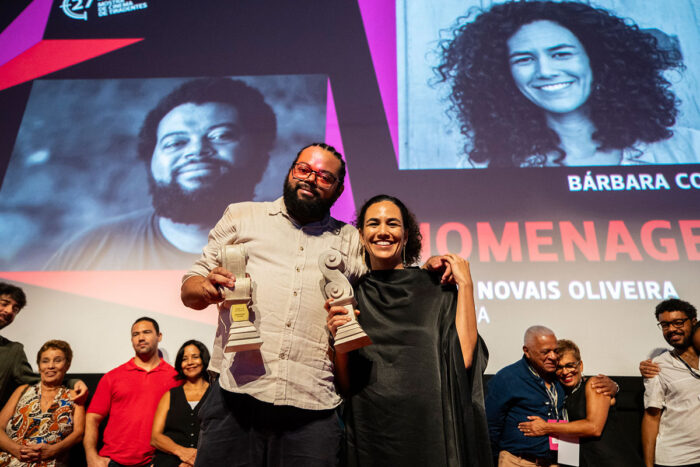 Homenageados na Mostra de Cinema de Tiradentes refletem sobre suas trajetórias e contam os projetos futuros 1 AndreeBarbara1 Leo LaraUniverso Producao