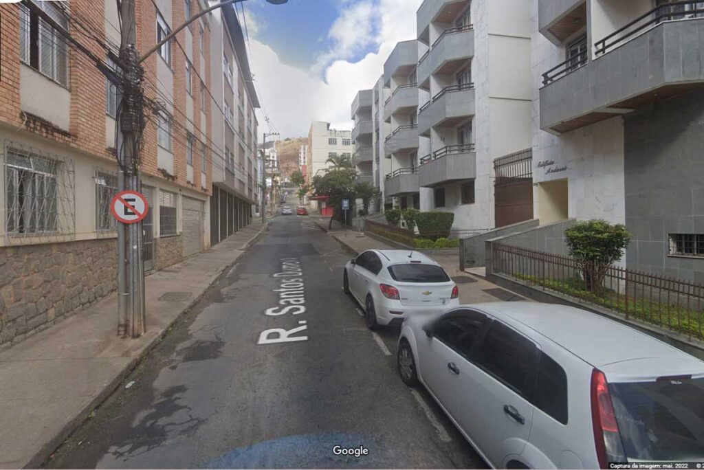 Trânsito na região central de JF é modificado 1 Rua Santos Dumont Granbery Google Maps