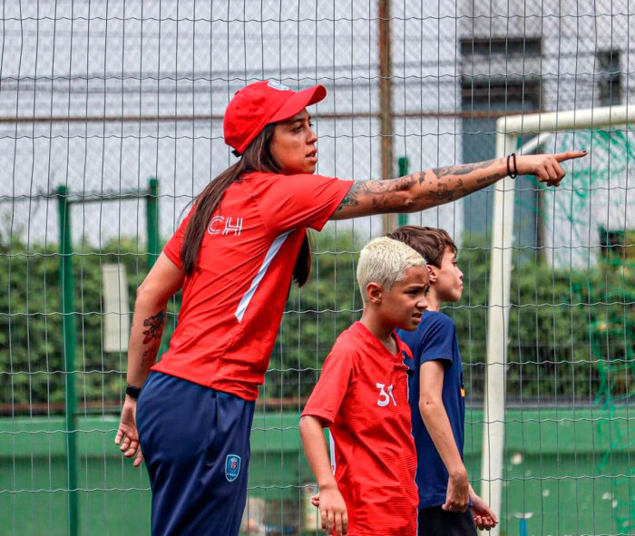 Flavia Guedes treinando