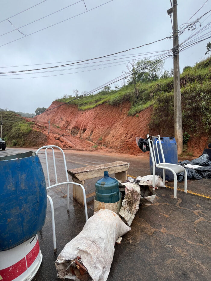 rua fechada no linhares