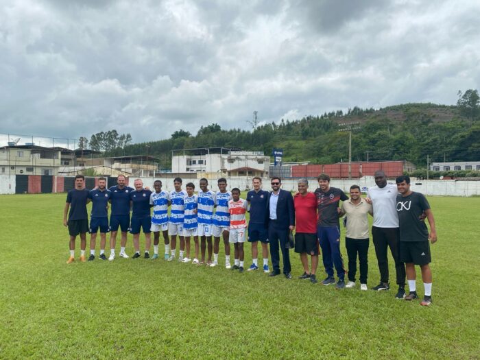 Jovens da região passam em seletiva para clube da Croácia 1 Atletas aprovados para se juntarem ao Dínamo Zagreb. Foto: Arquivo Pessoal