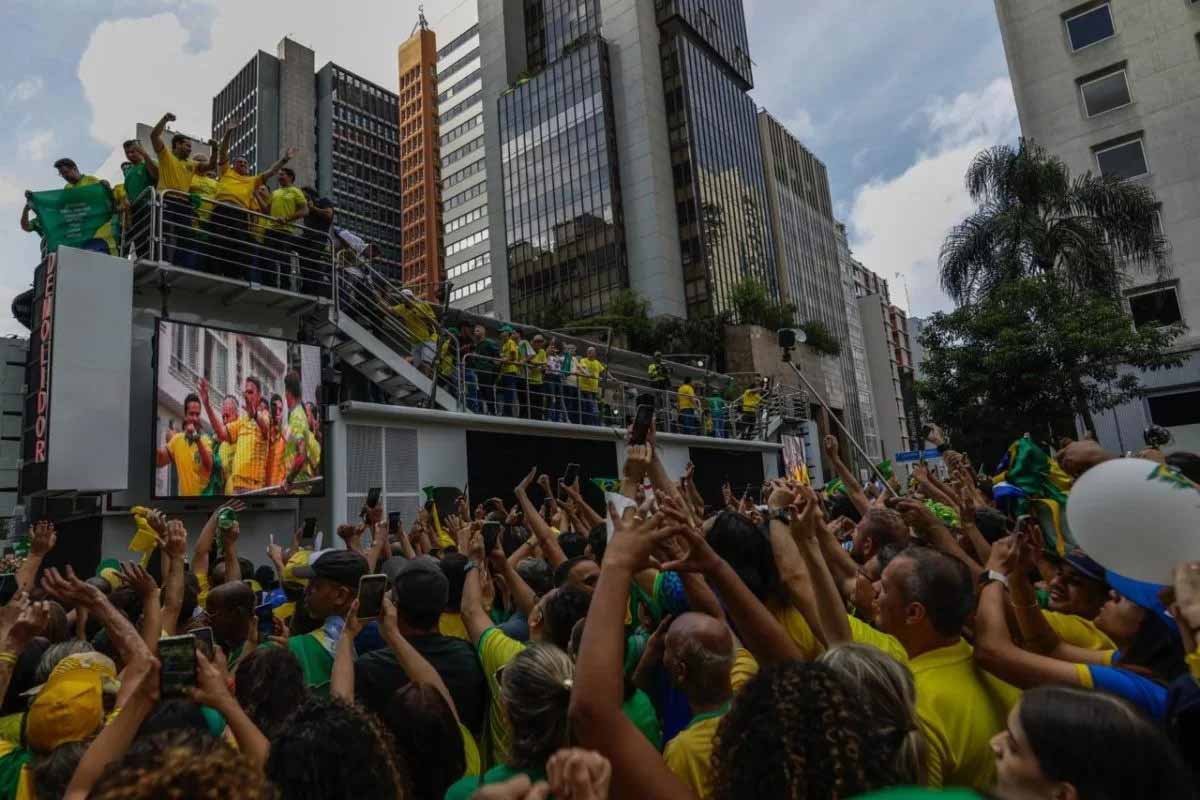 Ato pró-Bolsonaro leva 600 mil à Paulista, diz SSP; manifestação tem críticas ao STF 2 ato bolsonaro paulista foto Marcelo Chello Especial Metropoles