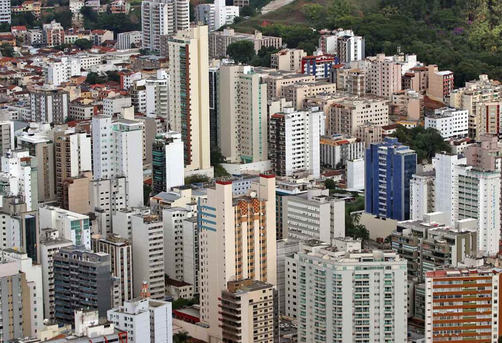 Verticalização: número de apartamentos cresce 56% em JF 2 Verticalização: número de apartamentos cresce 56% em JF
