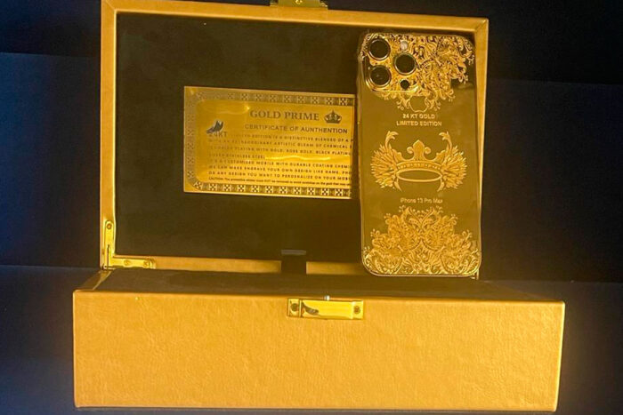 Iphone banhado a ouro será leiloado pela Receita Federal em Minas Gerais 1 iphone de ouro receita federal