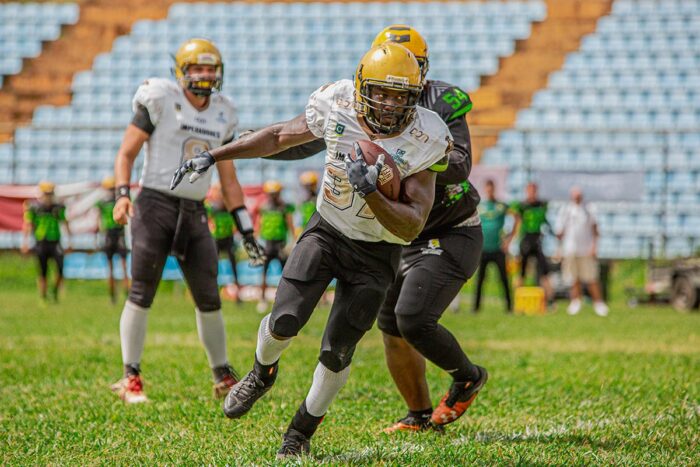 JF Imperadores vence na estreia do Mineiro de futebol americano 1 JF Imperadores x Tigres Futebol Americano