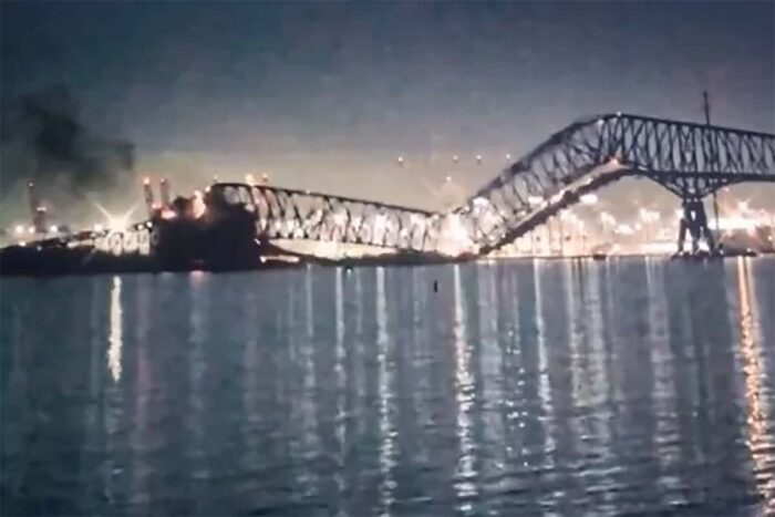 Acidente em ponte em Baltimore foi provocado por problema elétrico em navio 1 Acidente em ponte em Baltimore foi provocado por problema elétrico em navio
