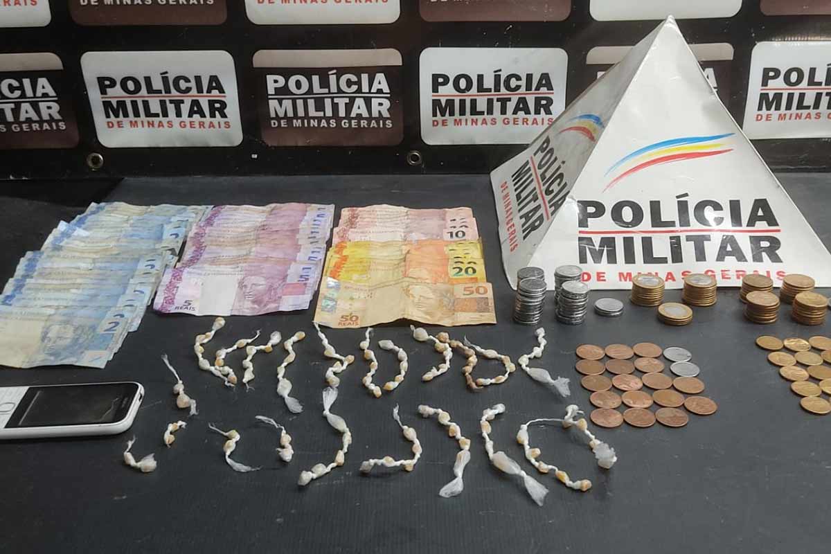 PM apreende pedras de crack na região central pela segunda vez em três dias 1 trafico de drogas Centro divulgacao policia militar
