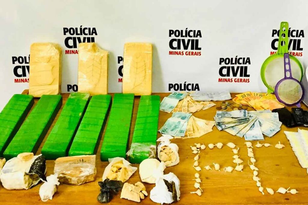Homem condenado a nove anos de prisão é preso por tráfico de drogas em Ubá 1 trafico uba 2017 divulgacao policia civil