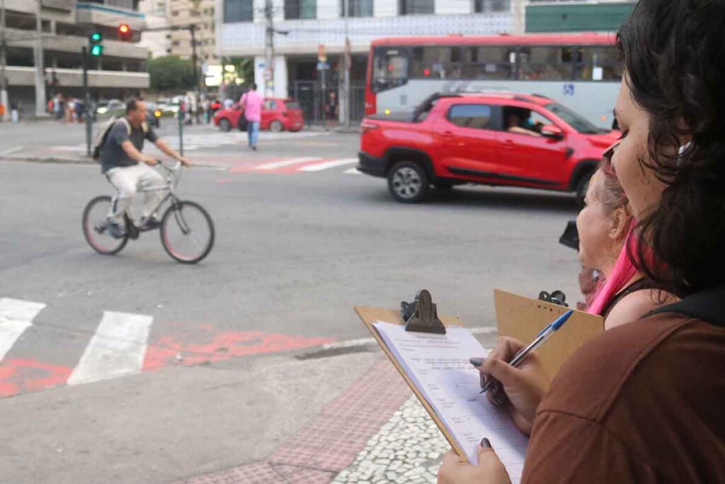 Contagem de Ciclistas mapeia uso de bicicletas em Juiz de Fora 2 Contagem Bicicletas - Felipe Couri