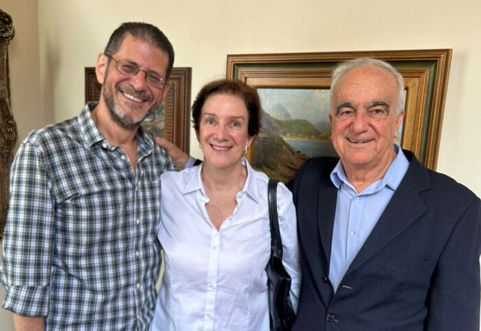 Coluna Cesar Romero - 07-04-2024 3 Eduardo Brigolini Auta Tabet e Antonio Carlos Duarte 050424 eles acontecem central 2