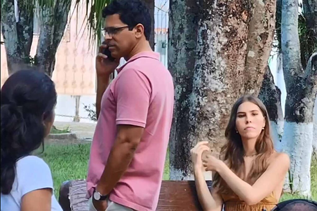 Atores de Renascer gravam cenas da novela em cidade da região 1 RENASCER CHIADOR reproducao redes sociais