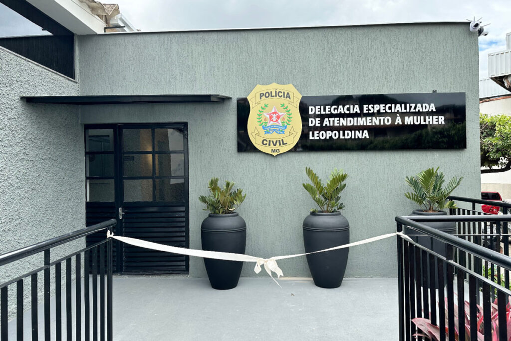 Delegacia de Mulheres é inaugurada em Leopoldina 2 Delegacia de mulheres