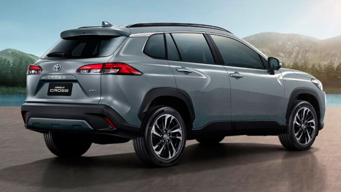traseira do novo corolla cross