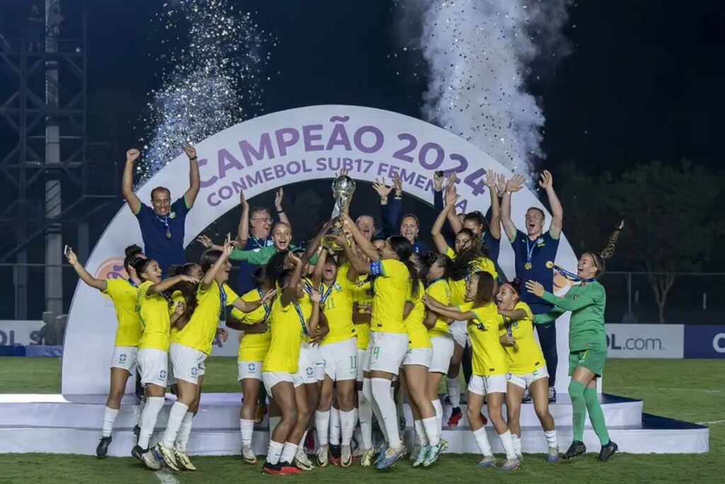 Seleção brasileira feminina fatura penta em Sul-Americano Sub17 1 sul americano sub 17 fabio souza cbf