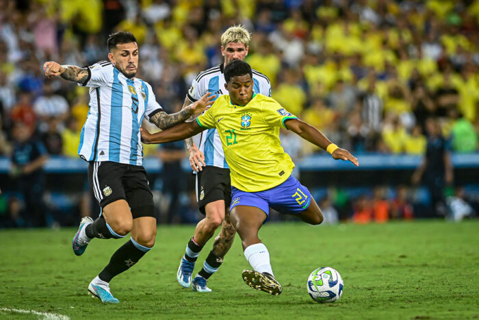 Veja quantos jogos seu time ficará desfalcado no Brasileirão por causa da Copa América 1 brasil argentina endrick by staff images