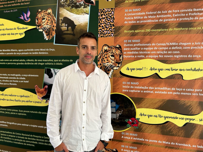 Tudo acontece em Juiz de Fora: o caso da onça-pintada no Jardim Botânico 3 Breno Motta, vice-diretor do Jardim Botânico