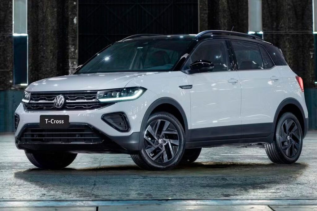 T-Cross 2025 chega com novidades padrão Volkswagen no visual 2 t cross volkswagen divulgacao 1