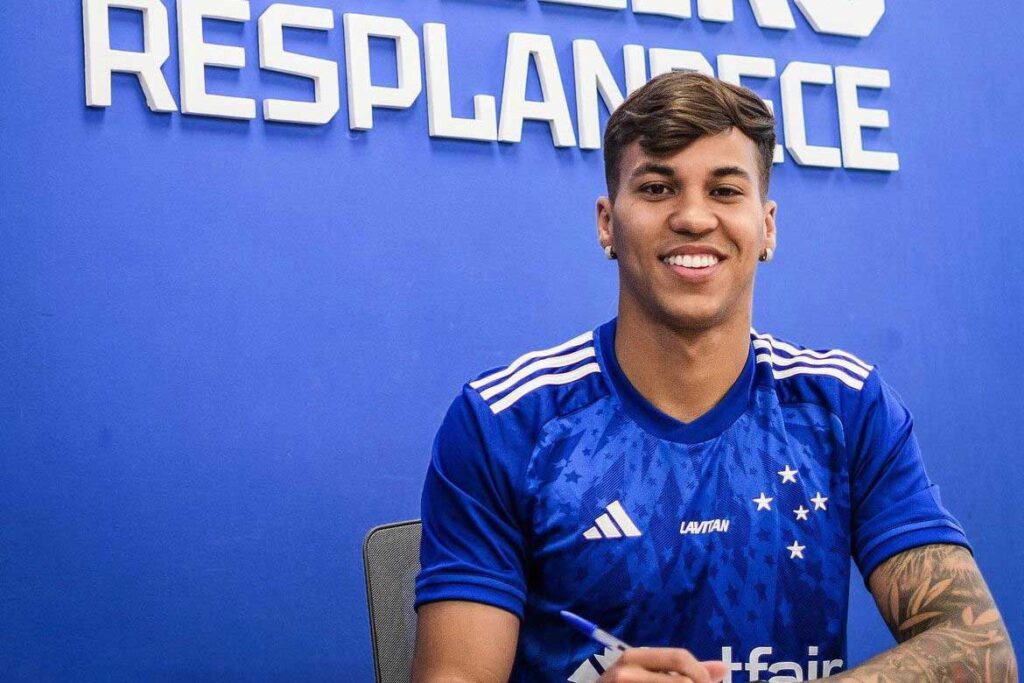 Cruzeiro anuncia a contratação do atacante Kaio Jorge para o Brasileiro 1 Kaio Jorge.jpg. Divulgacao Cruzeiro