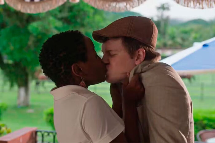 Veja o resumo de 'No rancho fundo' entre 10 a 15 de junho 1 Caridade beija Guilherme Tell na novela "No rancho fundo" (Foto: Divulgação/TV Globo)