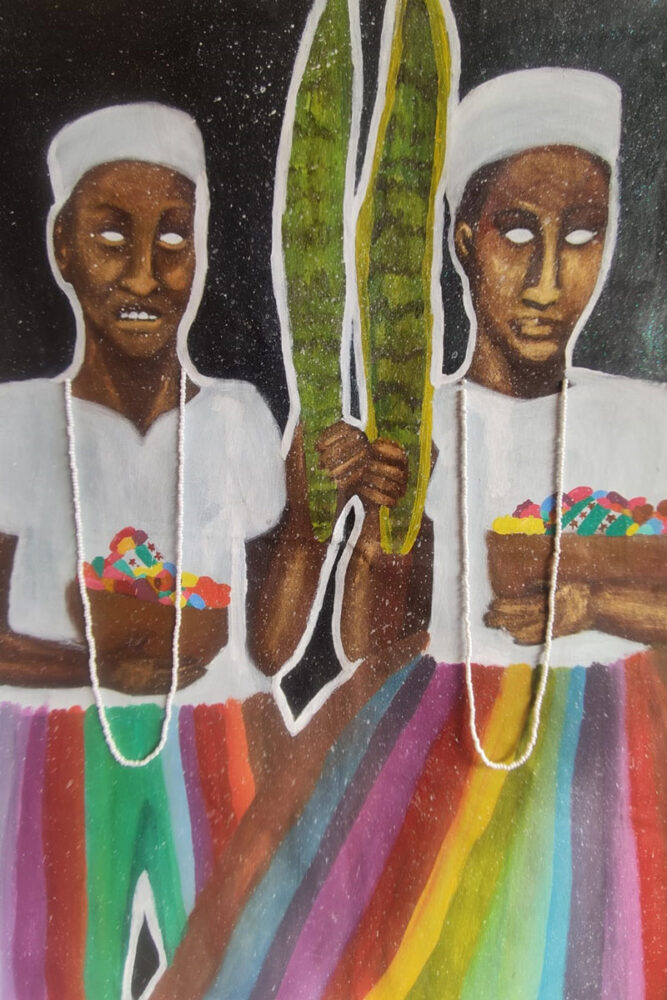 Casa D'Italia sedia primeira exposição de Andressa Silva 2 quadroAndressa Silva Divulgacao